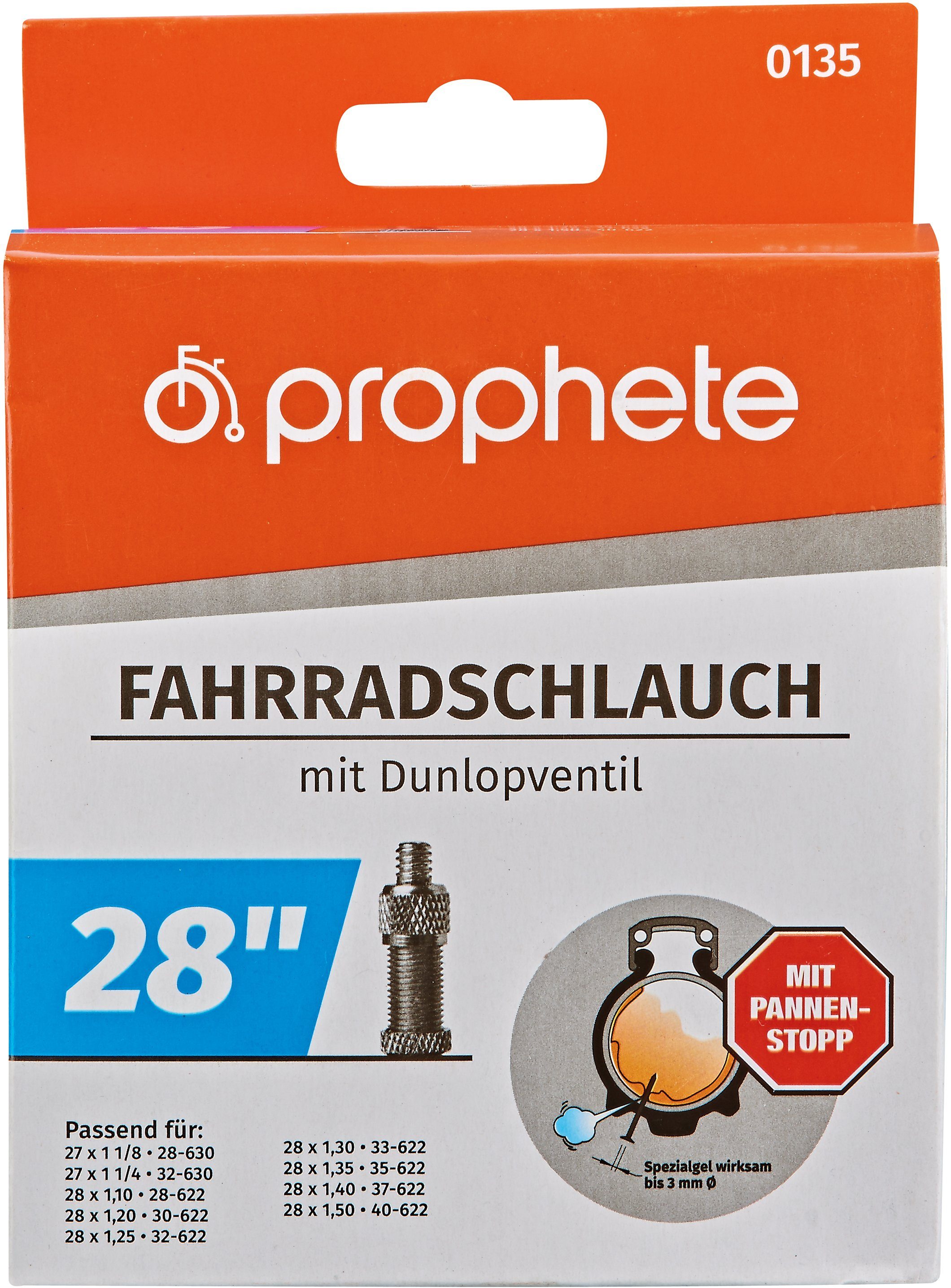 Prophete Fahrradschlauch, 28 Zoll (71,12 cm)