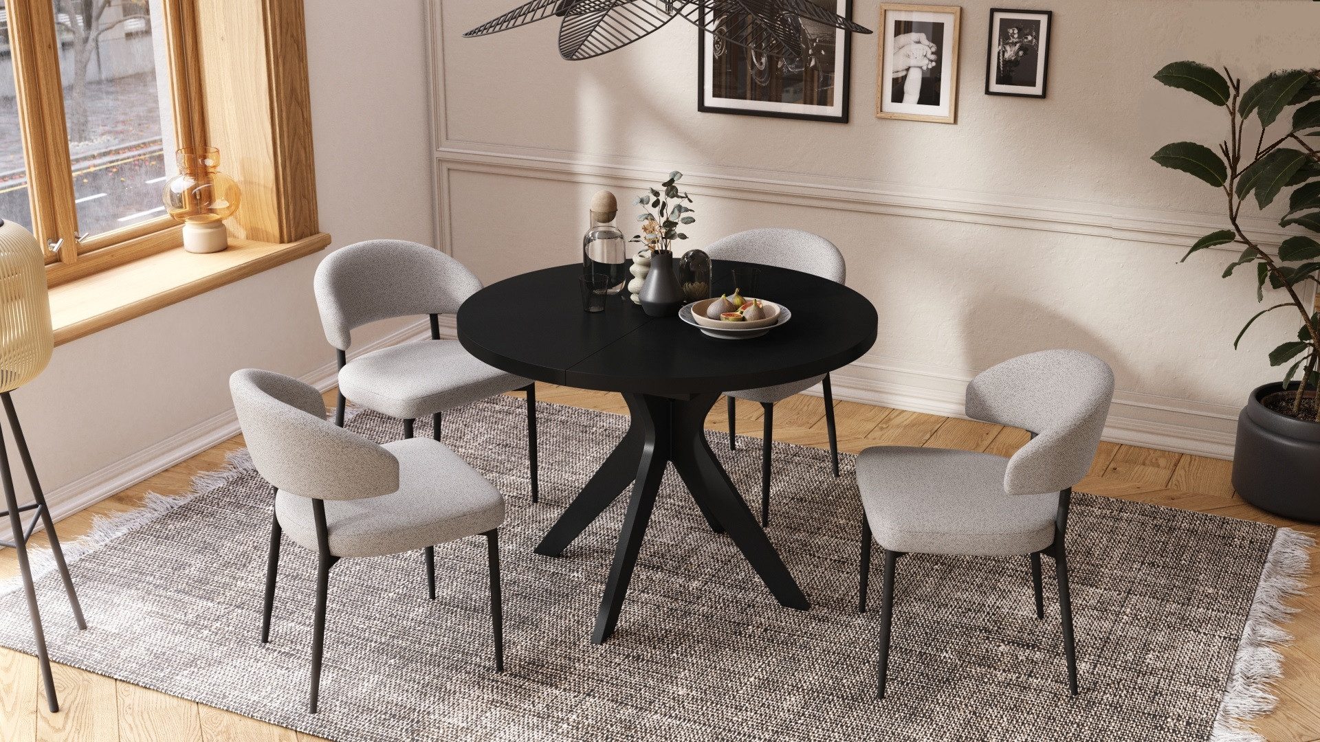 designimpex Esstisch Design Esstisch Renzo ausziehbar günstig online kaufen