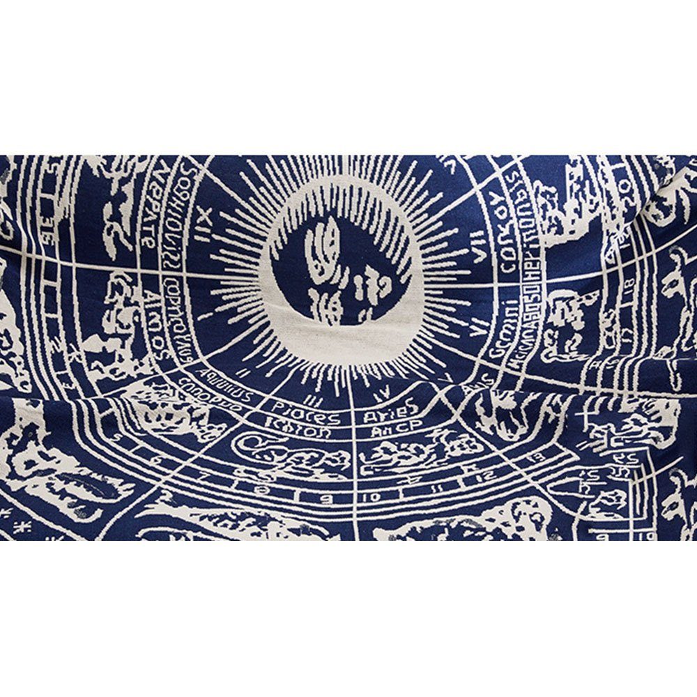 überwurfdecke Muster Constellation Sofaschoner FELIXLEO Decke 180*300cm Sofa hochwertige
