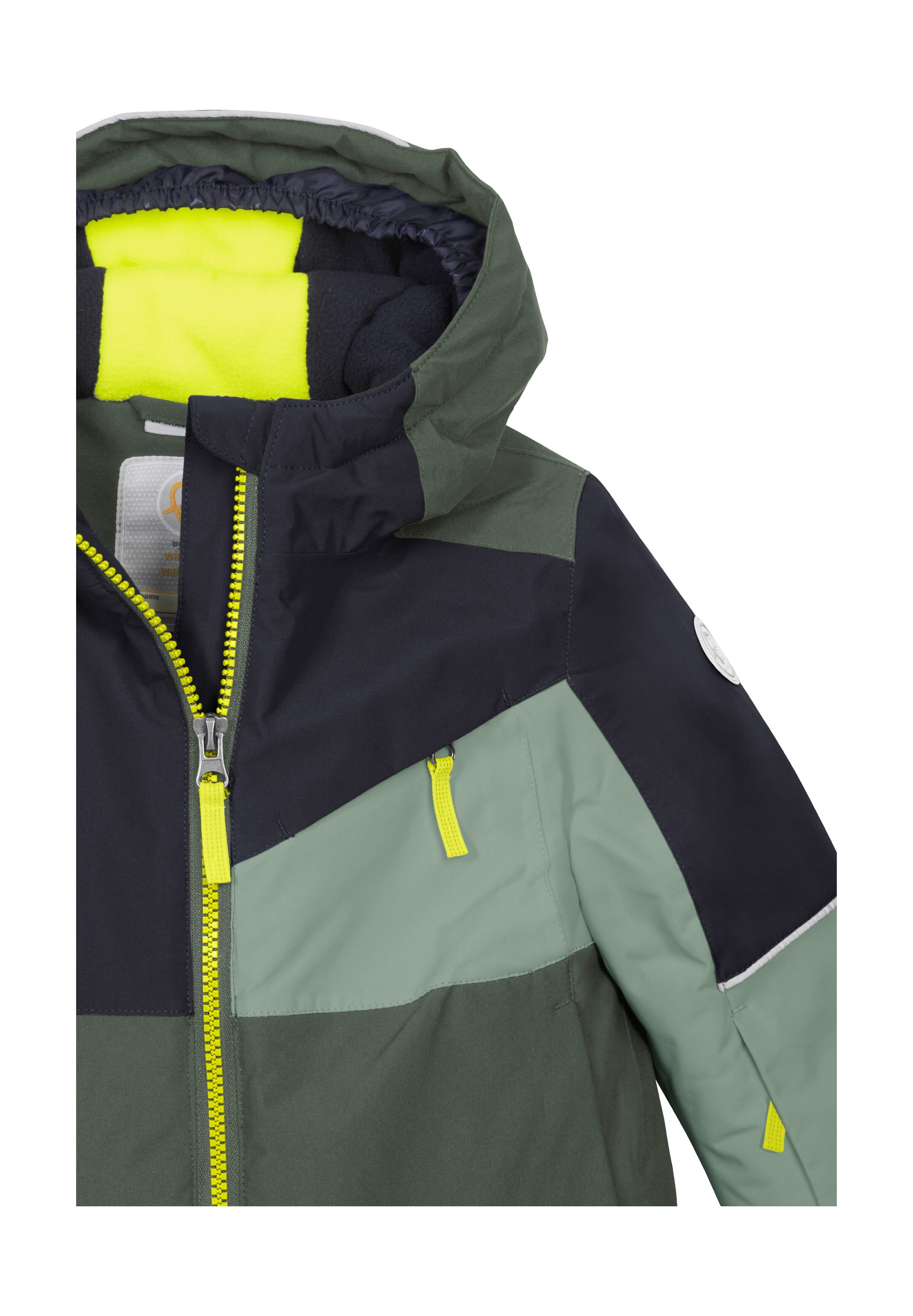 first instinct by killtec Skijacke FISW 42 MNS SKI JCKT Funktionsjacke: wasserdicht, Colourblock, Ärmel verlängerbar