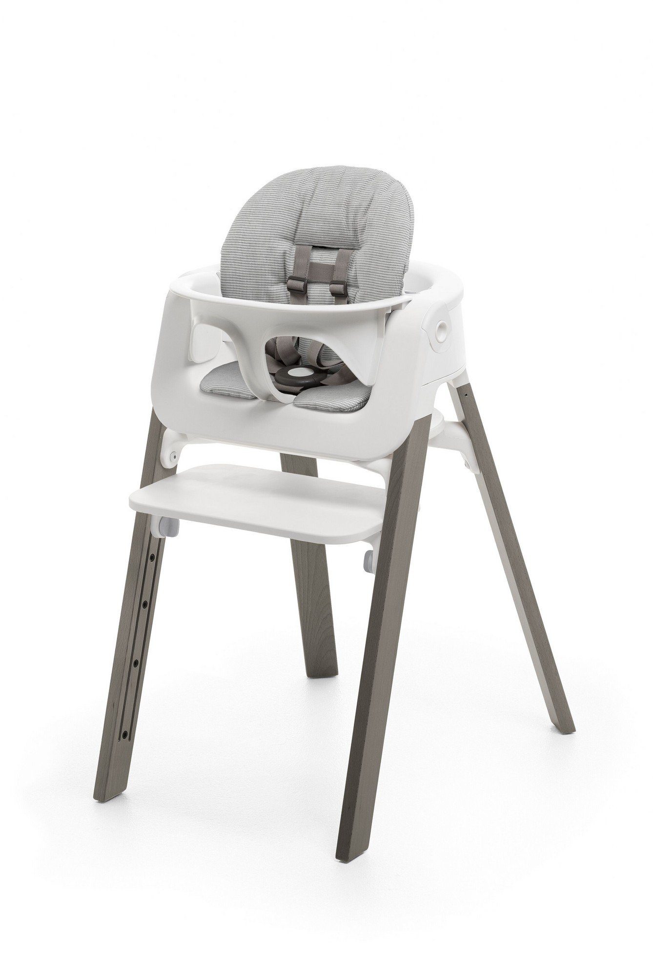 Hochstuhlauflage (wählbar Stokke Stuhlkissen) Babyset) Baby den Stokke, STEPS oder (für für grey Hochstuhl von passend Nordic Set Kissen für