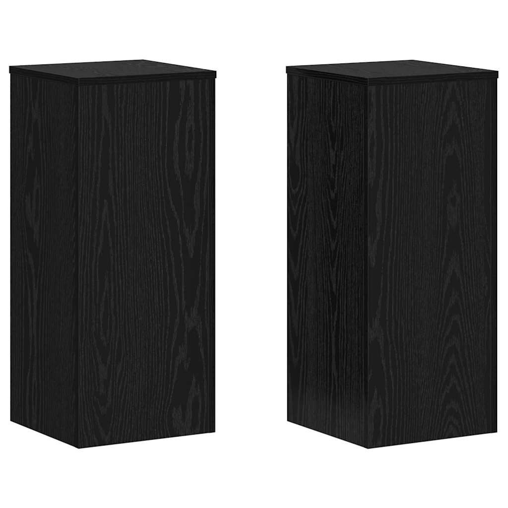 vidaXL Blumenständer Pflanzenständer 2 pcs Schwarze günstig online kaufen