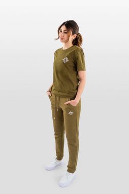 TheHeartFam T-Shirt Nachhaltiges Bio-Baumwolle T-Shirt Navy Grün Classic Herren Frauen (1-tlg) Hergestellt in Portugal / Familienunternehmen