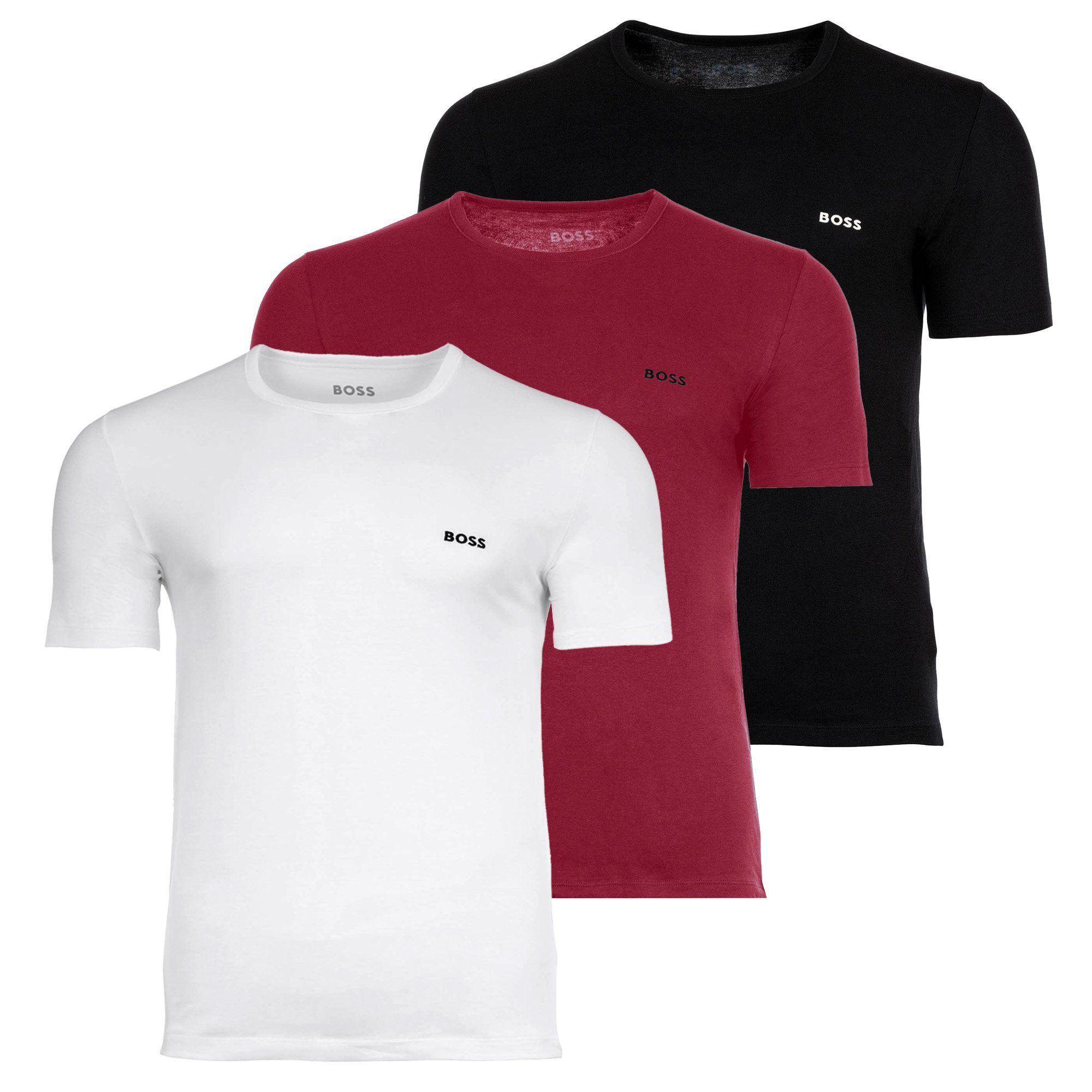 BOSS T-Shirt Herren T-Shirt 3er Pack Baumwolle (Packung, 3er Pack) günstig online kaufen