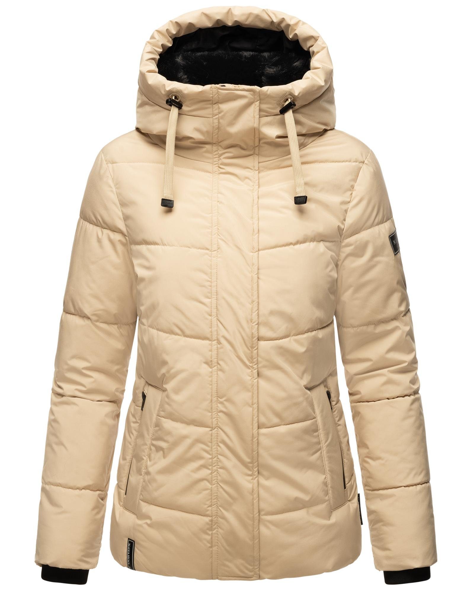 Navahoo Steppjacke Sag ja XIV Warme gesteppte Winterjacke mit Kapuze