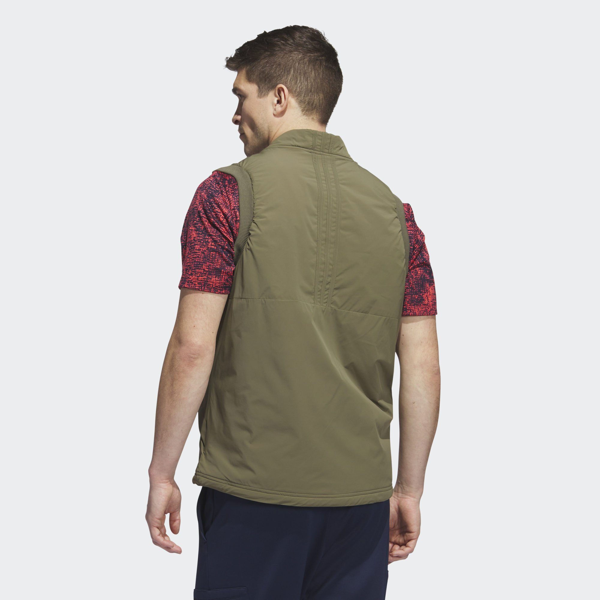 FULL-ZIP WESTE Olive Strata Performance PADDED adidas TOUR Funktionsweste FROSTGUARD ULTIMATE365