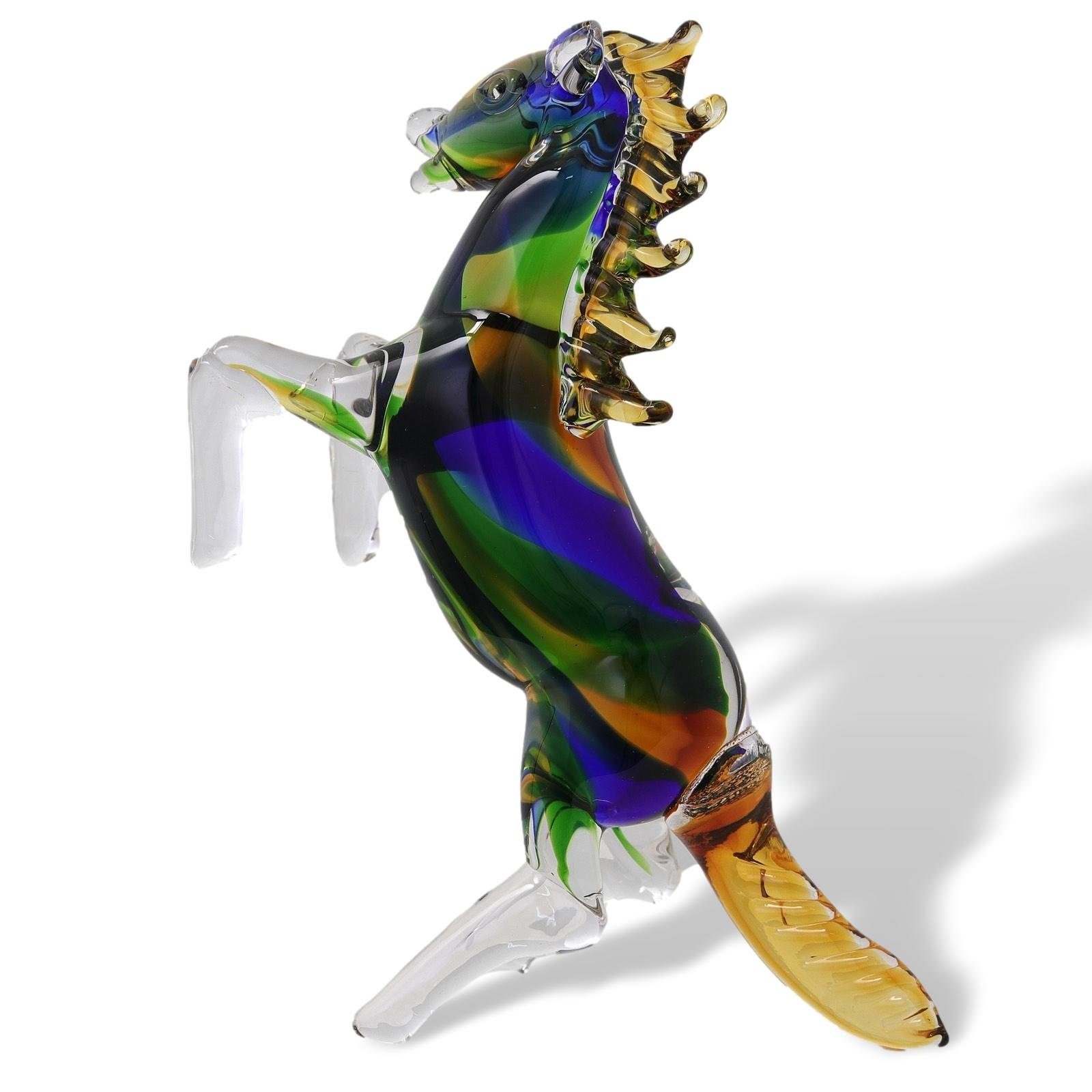 Aubaho Dekofigur »Glas Pferd Hengst im Italien Murano antik Stil 36cm 2kg  schwere Glasfigur«
