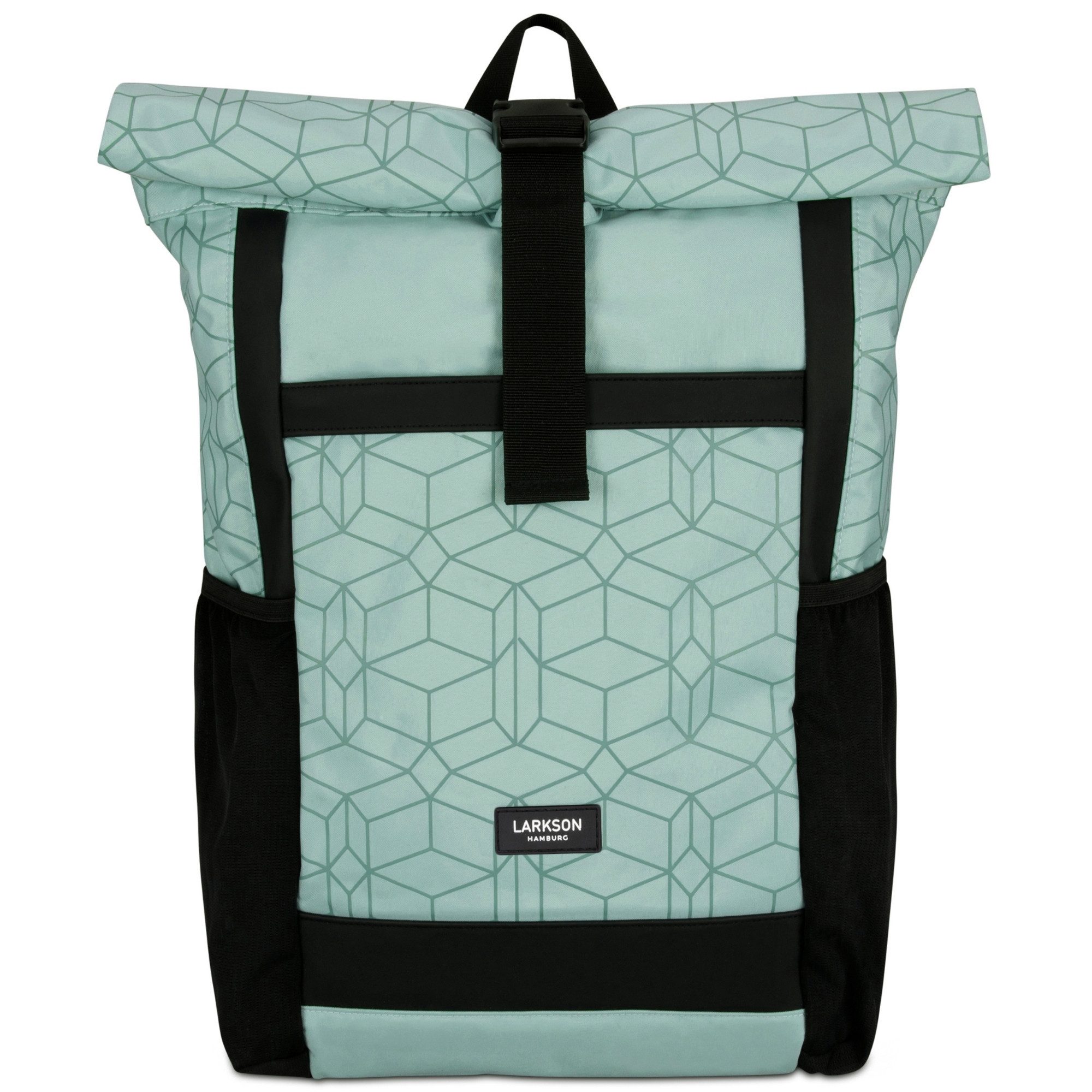 LARKSON Cityrucksack No 2, Rolltop Damen Herren, Laptop Fach (1-tlg), Wasserabweisend