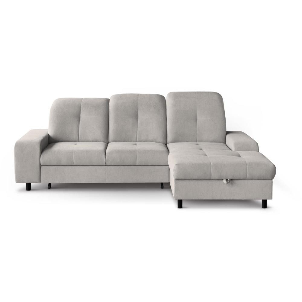 Beautysofa Ecksofa mit Schlaffunktion und Bettkasten günstig online kaufen