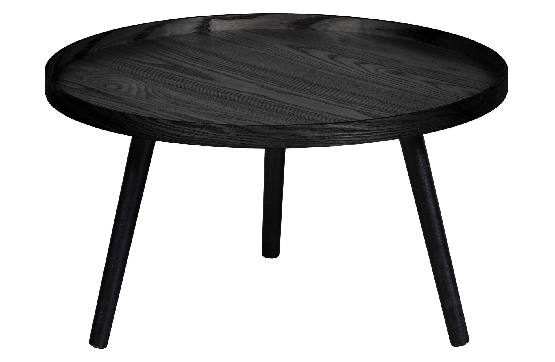 WOOOD Beistelltisch Mesa aus Holz, Schwarz, günstig online kaufen