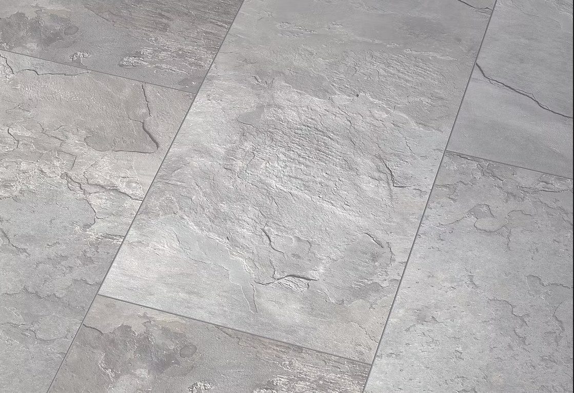 FALQUON GmbH Laminat Stone 2.0 Fliese - 810 x 400 x 8 mm - hochglänzend - Made in Germany -, Packung, In 1 Packung: 8 Paneele - 2,592 m², 1 Packung: 8 Paneele - 2,592 m²