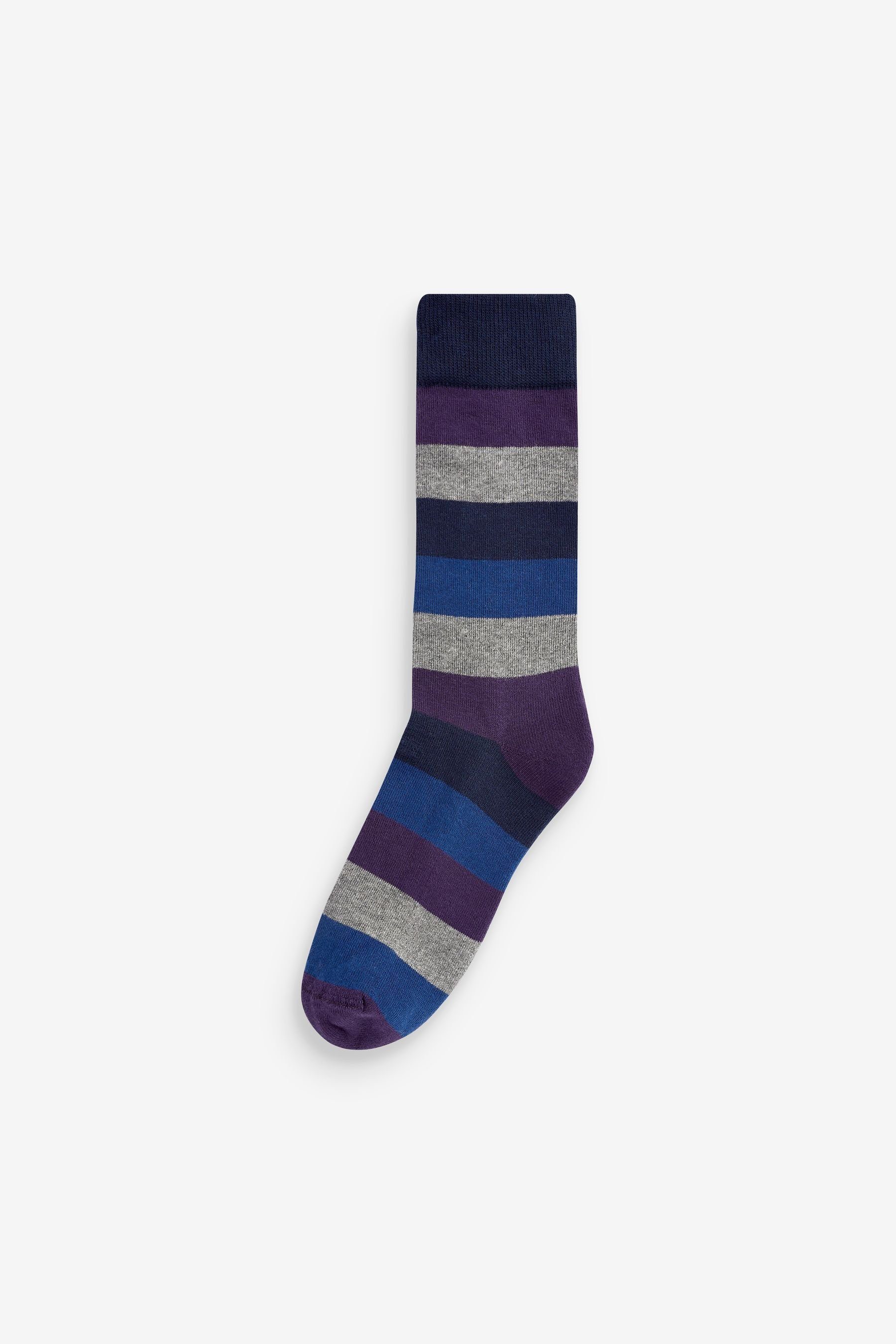 Sohle, Socken Next (10-Paar) Kurzsocken 10er-Pack mit Stripe gepolsterter