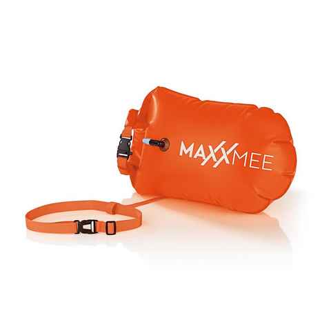 MAXXMEE Schwimmhilfe, Schwimmboje 10 l Trockenkammer 37,5 x 72cm orange