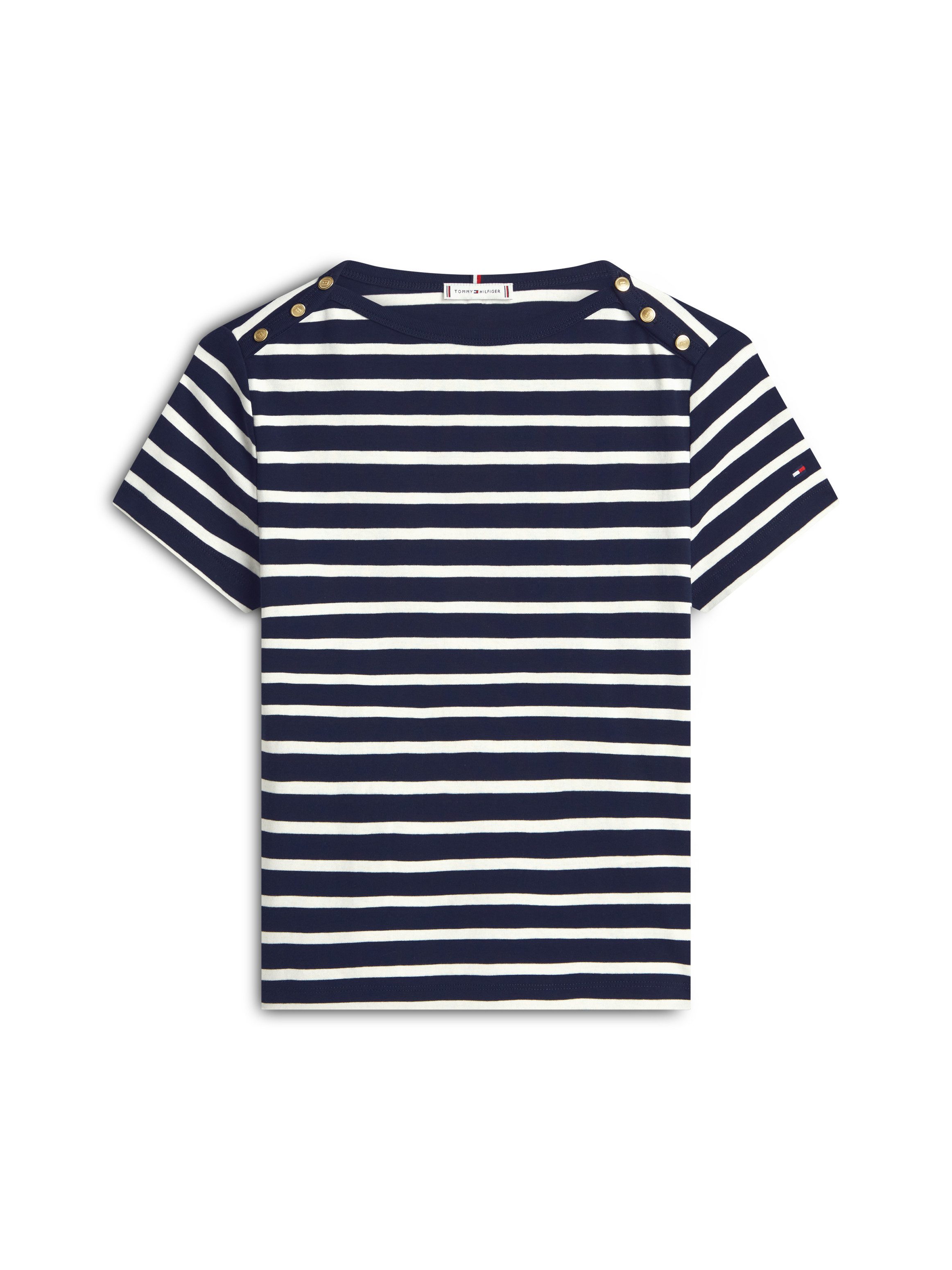 Kurzarmshirt GOLD BUTTON SLIM SS TEE
