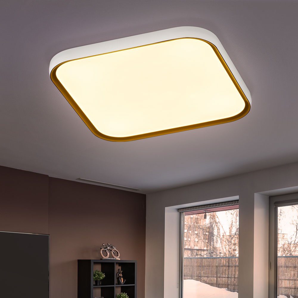 WOFI LED Deckenleuchte, LED-Leuchtmittel Deckenleuchte Schlafzimmerlampe, Neutralweiß, Dimmbar Warmweiß, Kaltweiß, fest Deckenlampe Tageslichtweiß, verbaut