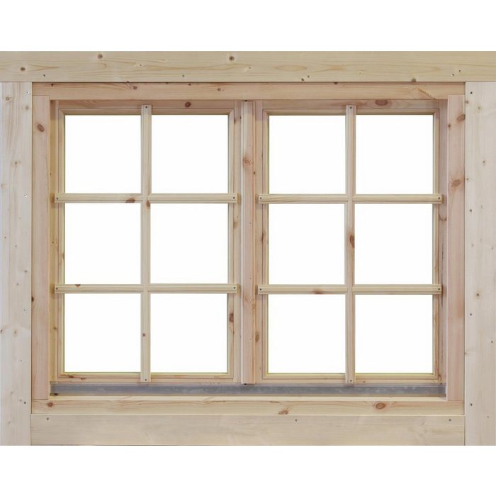 Wolff Fenster Doppel-Fenster Alina 28 ISO 28mm Holzfenster Gartenhausfenster Einbaufenster