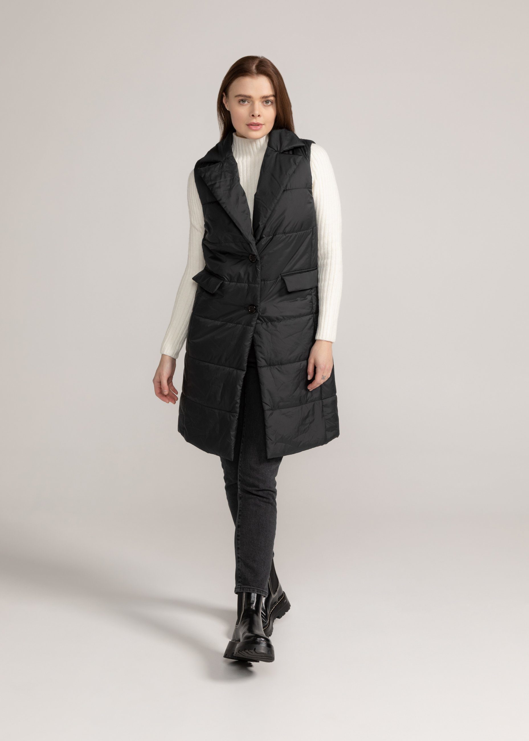 Manisa Steppjacke Zerodownweste mit Kragen günstig online kaufen