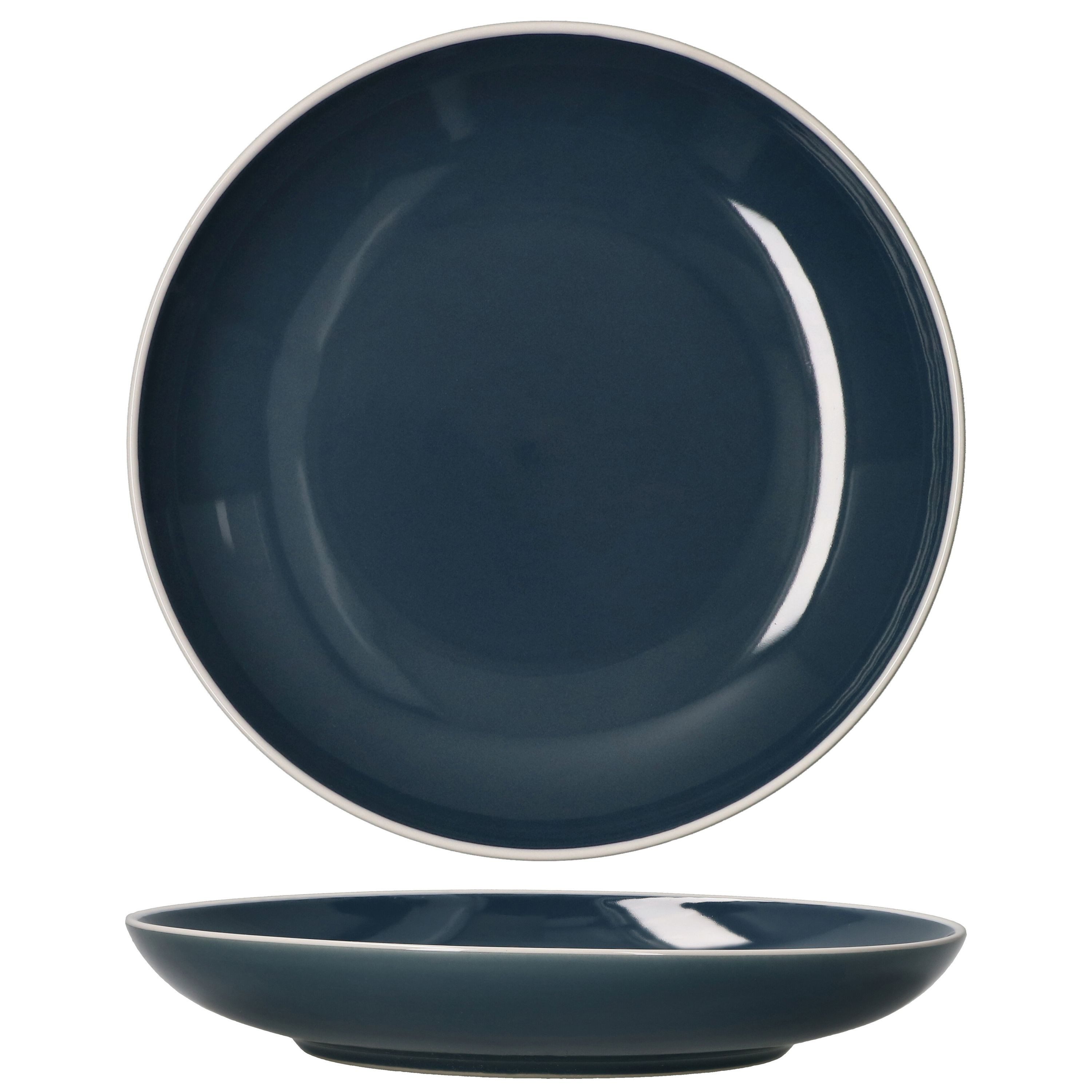 MamboCat Frühstücksteller 4er Set Dessertteller Linus Blau - 403954