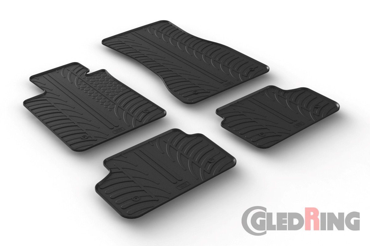 AZUGA Auto-Fußmatten Gummi-Fußmatten passend für BMW 5er (G30/G31) ab 2017, für BMW 5er Limousine 4-türer,Touring 5-türer | Automatten