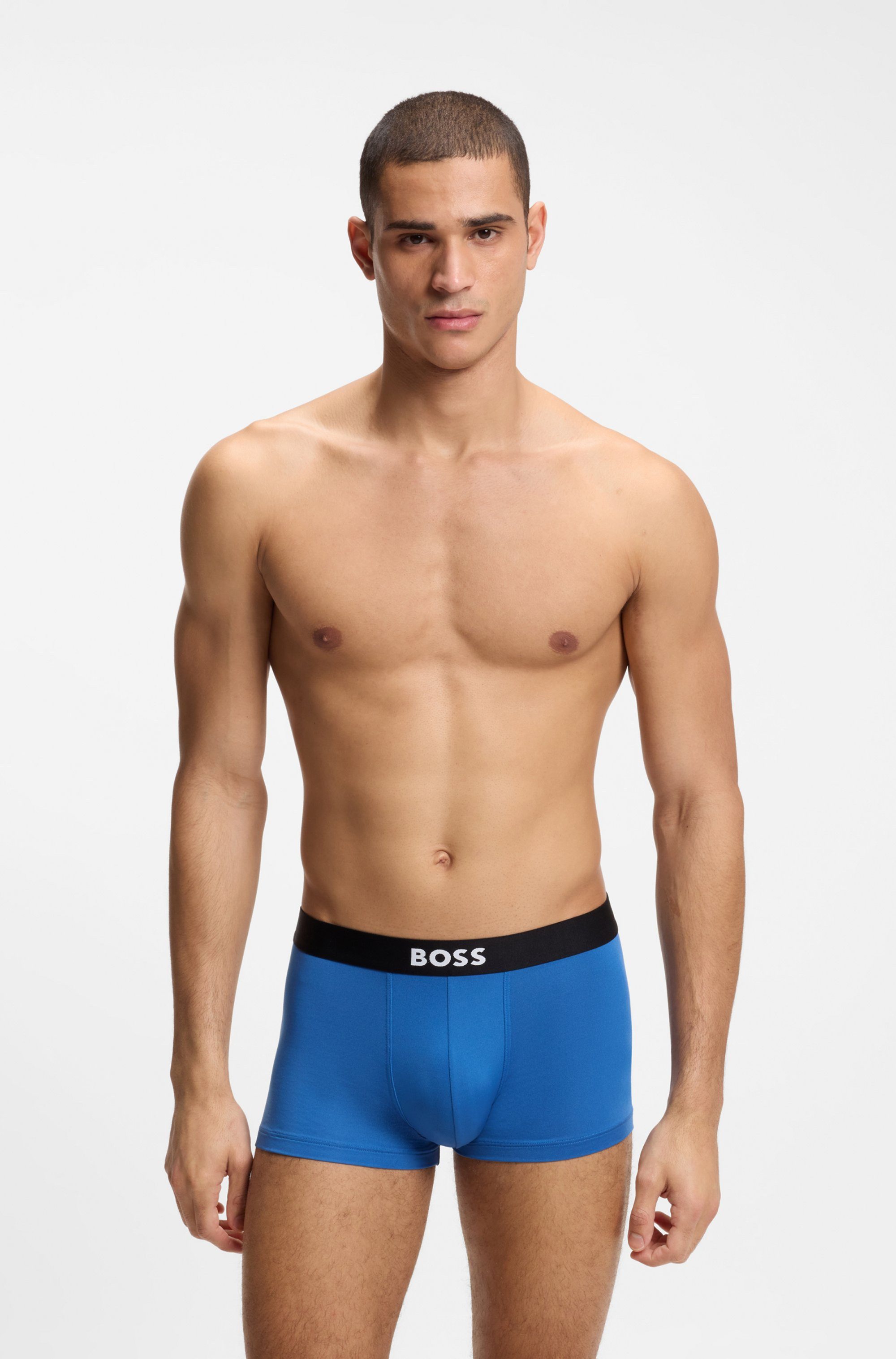 BOSS Trunk 3P Micro ONE (Packung, 3-St) elastischer Bund