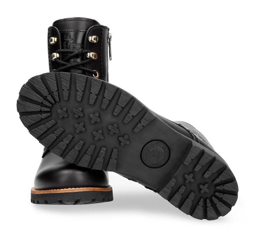 Panama Jack FARA TRAV B3 Schnürboots Schnürstiefelette, Boots, Blockabsatz mit griffiger Profilsohle