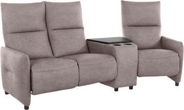 exxpo - sofa fashion 3-Sitzer, Inklusive Relaxfunktion und Ablagefach