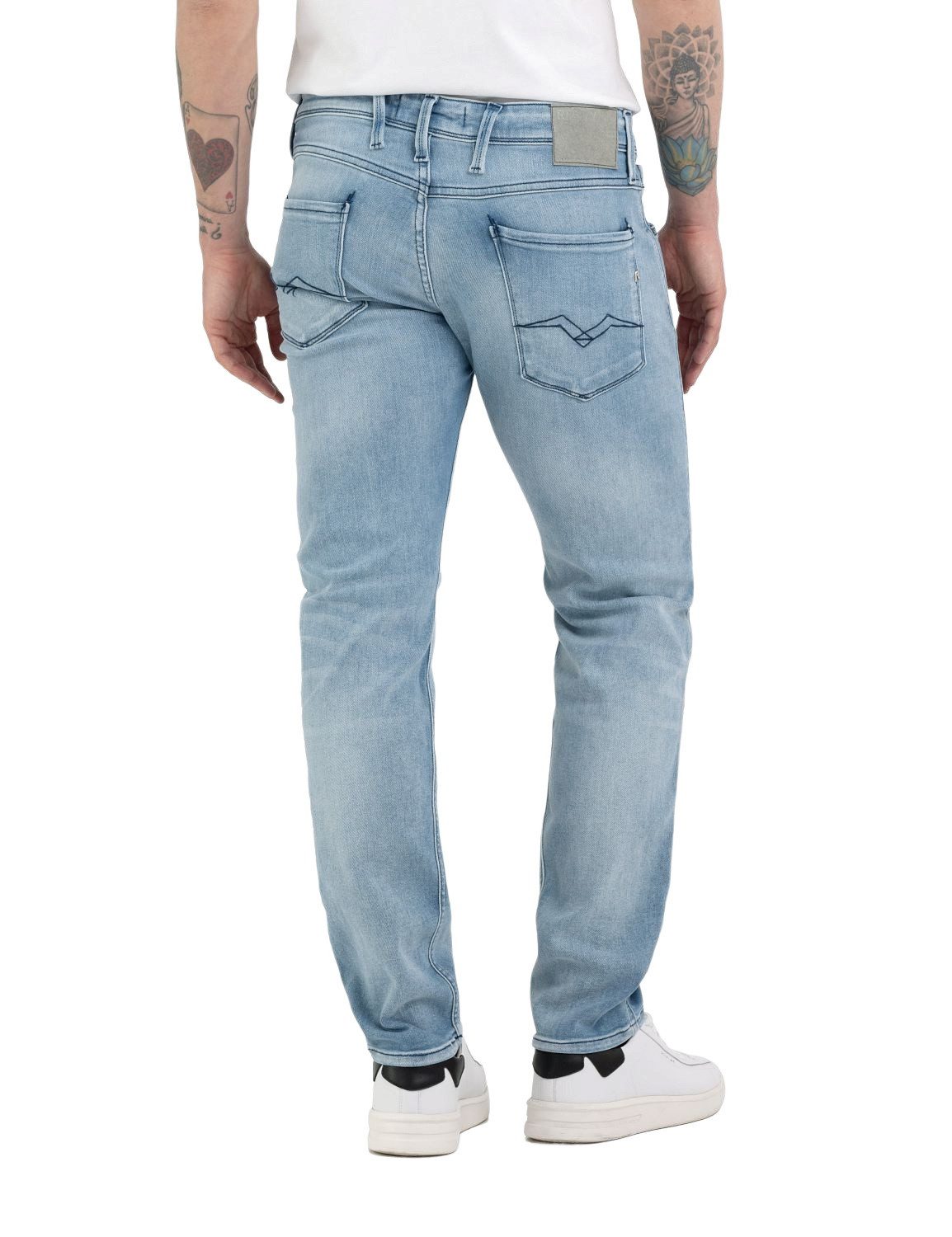 Replay Slim-fit-Jeans ANBASS mit Stretch
