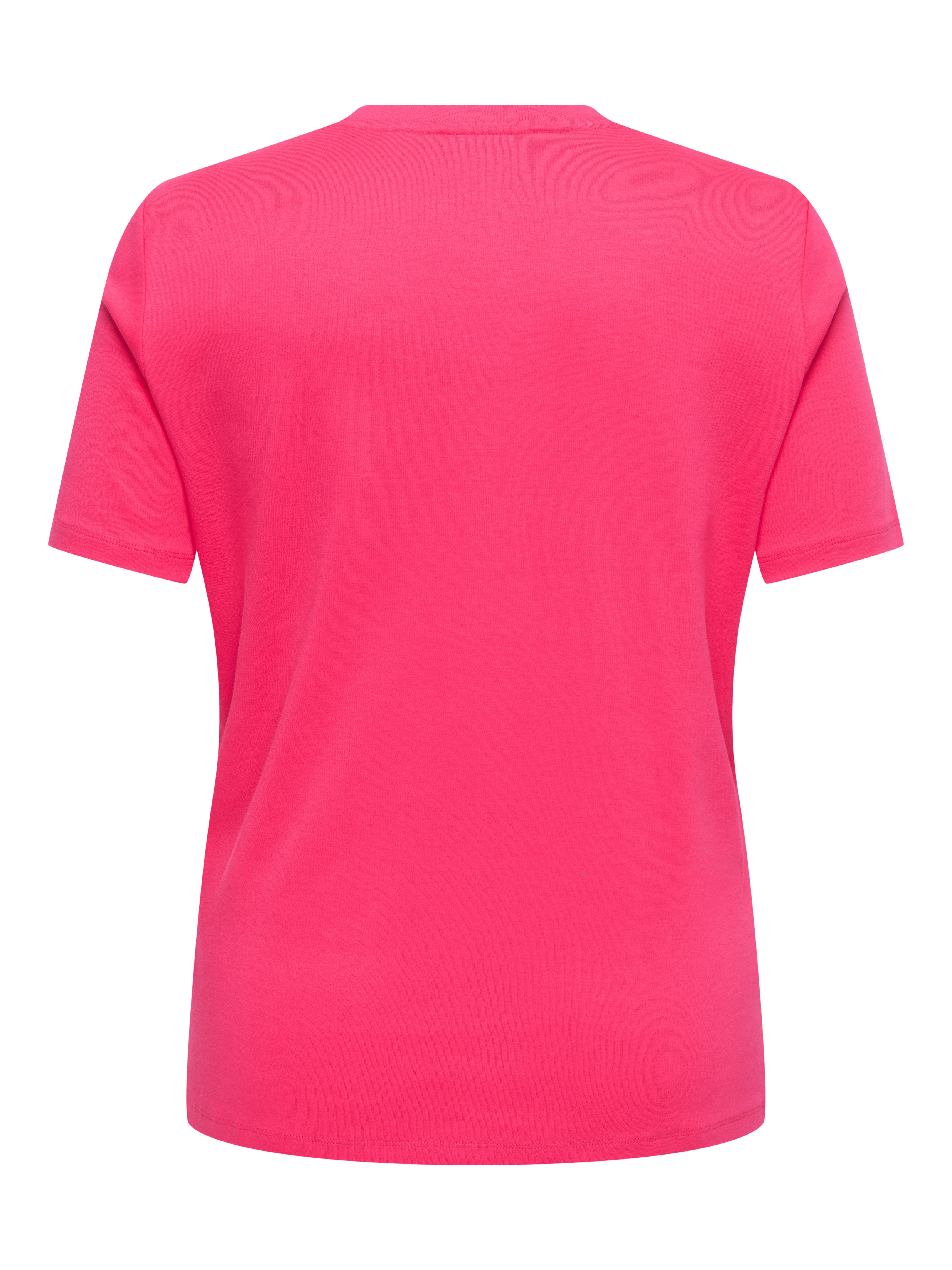 ONLY CARMAKOMA Rundhalsshirt CARJENNY LIFE SS PRINT JEANS TEE JRS