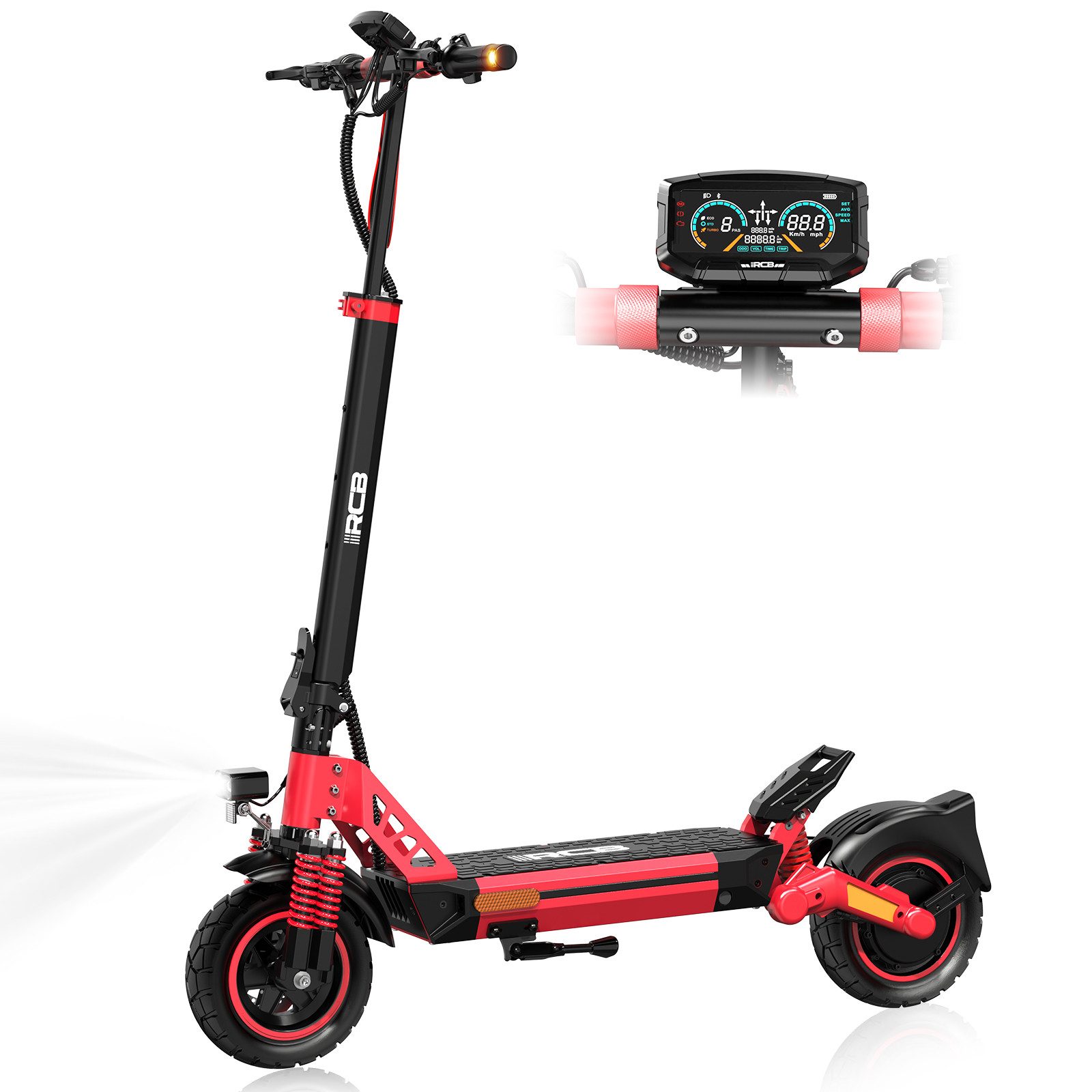 E-Scooter D5/D5 PRO ABE (Premium Version), NFC/Blinker/APP, 90-120KM Reichweite