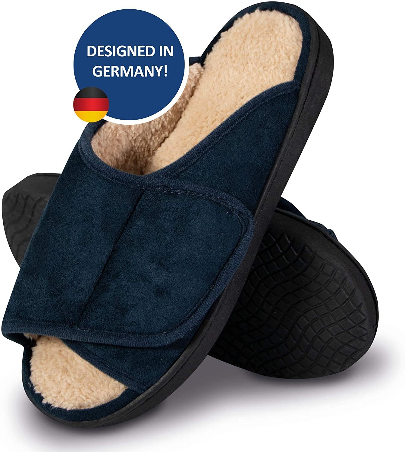 SHD Bequemschuh offen erhältl. Größen EU 36 - 47 Hausschuh