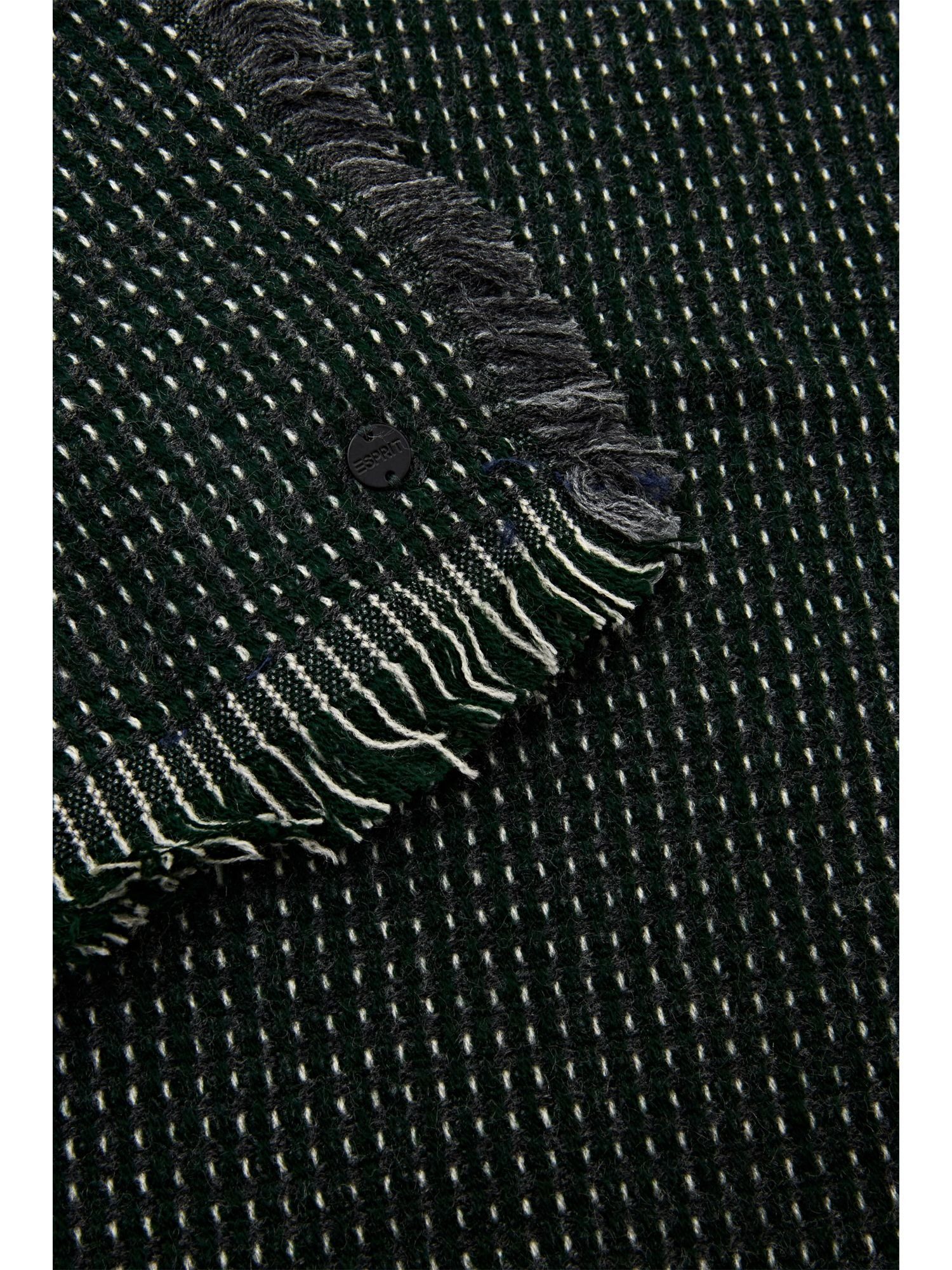 Strukturierter, GREEN Modeschal Esprit Schal EMERALD gewebter