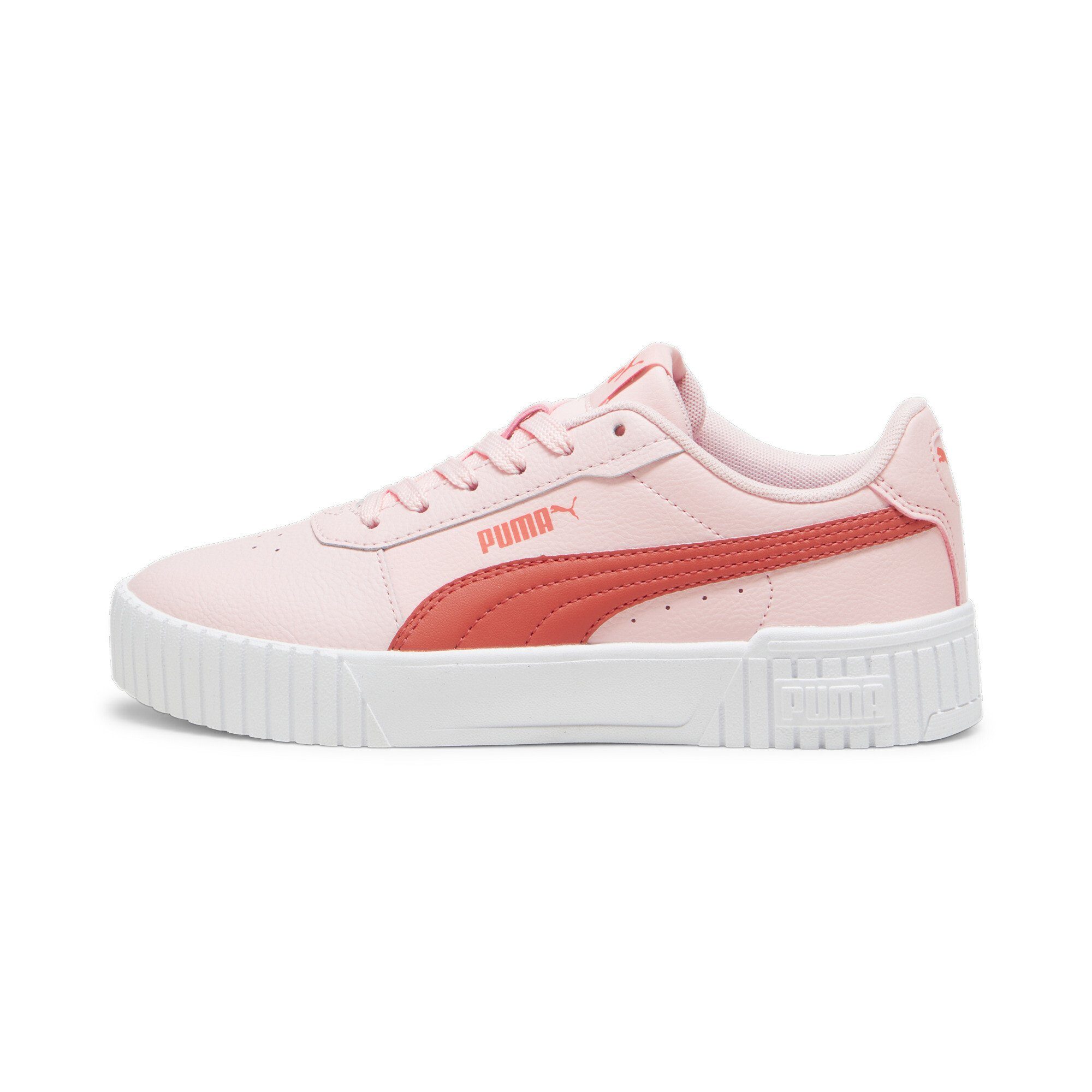 PUMA Carina Of 2.0 Sneakers Red Pink Whisp Active Jugendliche Sneaker White