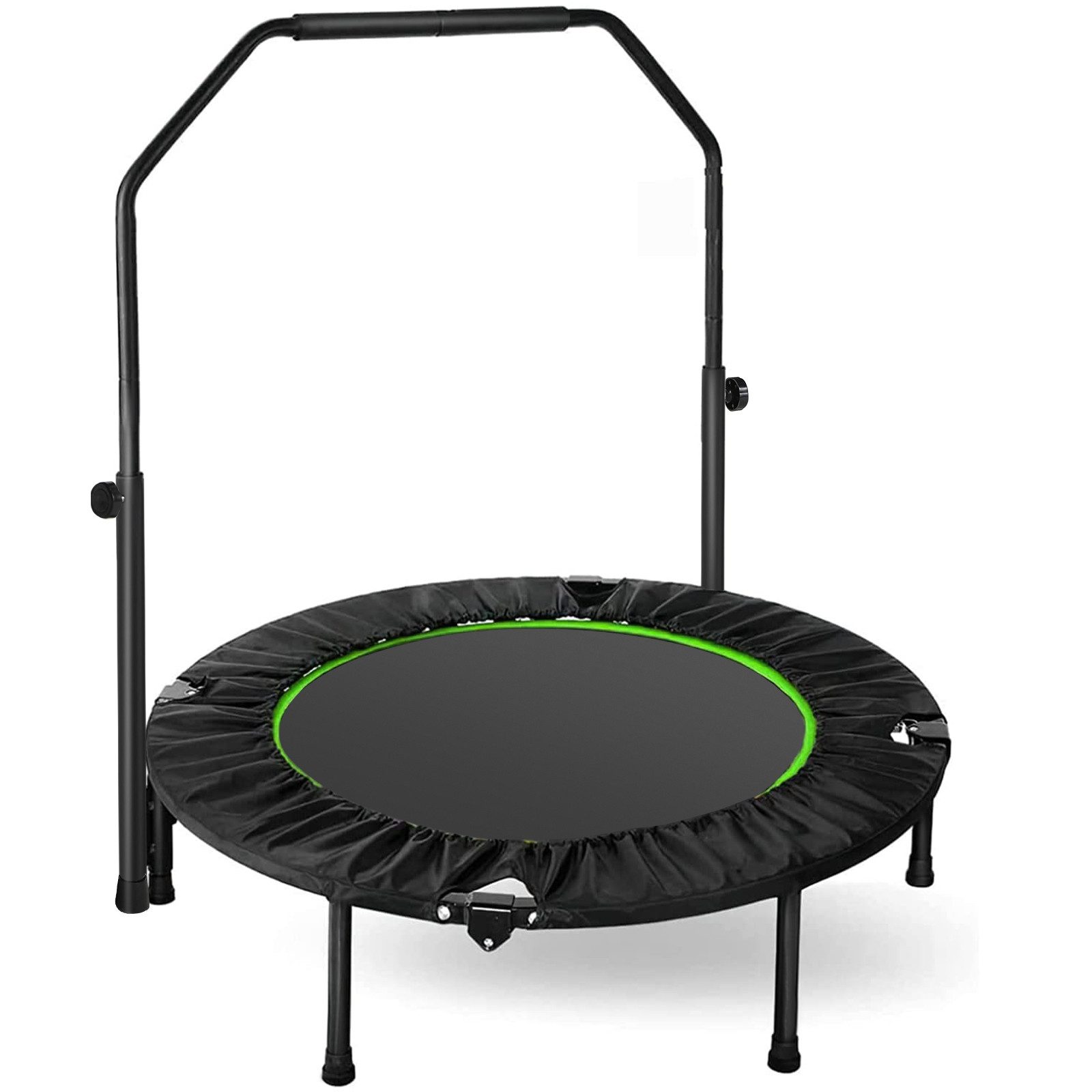 TLGREEN Fitnesstrampolin Indoor-Trampolin Ø101cm,Faltbares Fitness-Trampolin, Ø 101 cm, (Trampolin für Jumping Fitness,Tragfähigkeit 150 kg), Trampolin für Jumping Fitness,Tragfähigkeit 150 kg