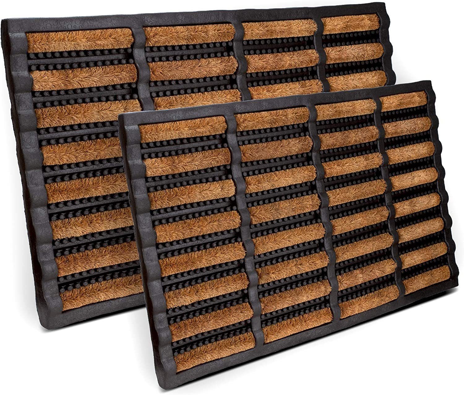 Entrando Fußmatte Fussmatte aus Kokos und Gummi für die Haustür, Rechteckig günstig online kaufen