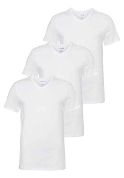 Lacoste V-Shirt (Packung, 3er-Pack) im unifarbenen Look