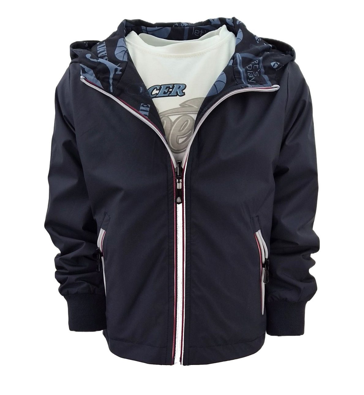 Fashion Boy Wendejacke Jacke Wendejacke Übergangsjacke Kinder JH3285e in Unifarben