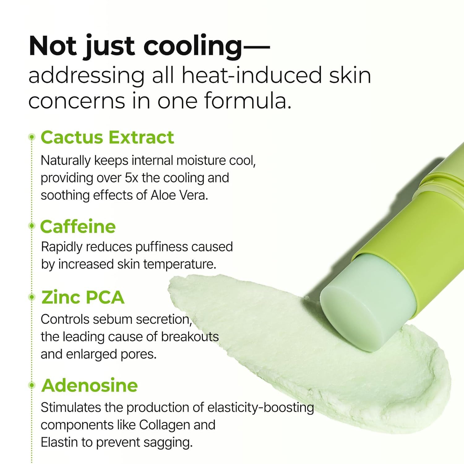 Dr.Melaxin Tagescreme Cactox Pore Relief Multi Balm Stick 25 g – K-Beauty Pflege-Stick mit Kaktus-Extrakt, Caffeine, Zinc PCA, Ceramide – Multifunktionaler, Cooling-Pflegestick mit Kaktus, Koffein und Zink PCA für sofortige
