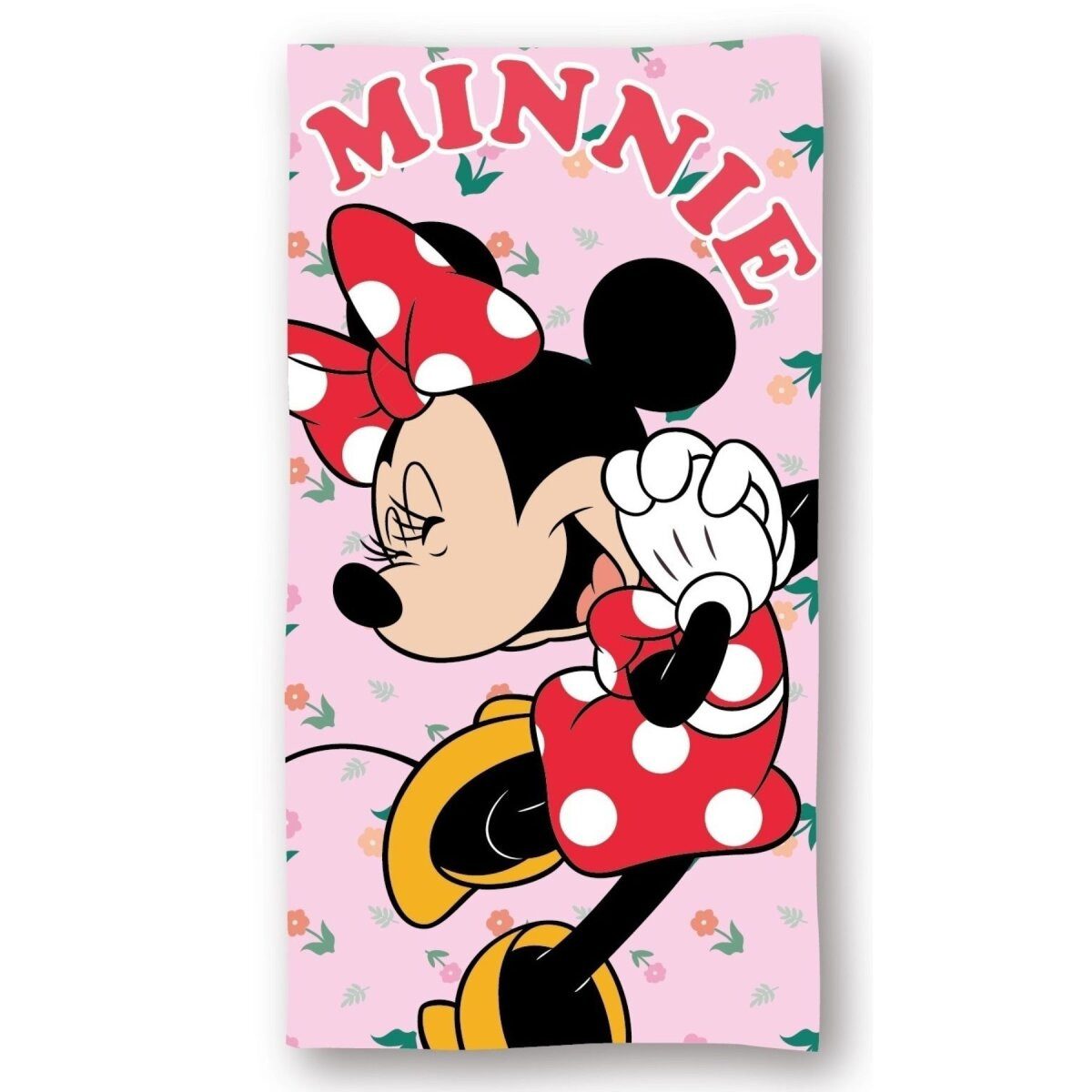 Disney Банные полотенца Minnie Mouse Kinder Strandhandtuch Badetuch 140x70cm, 100% Polyester (1-St)