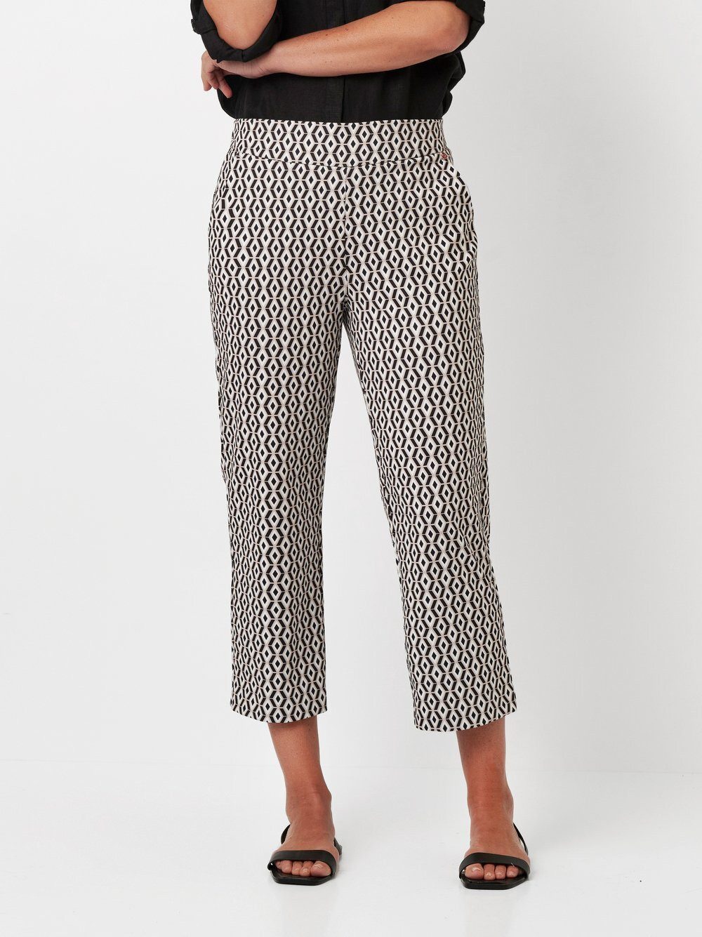Relaxed by TONI Culotte Scarlet mit grafischem Muster