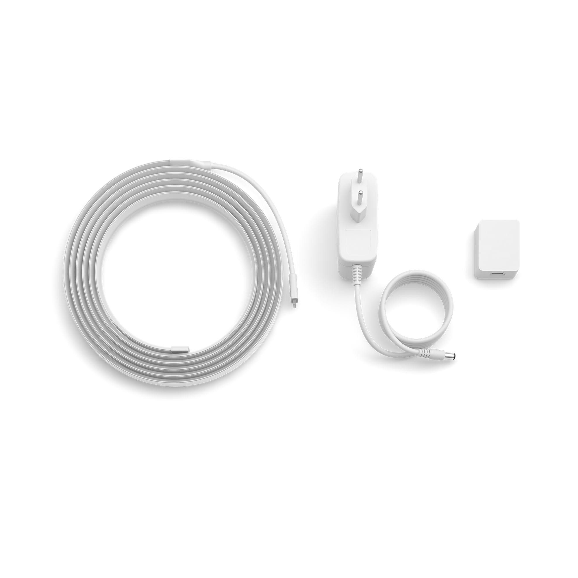 Philips Hue LED-Streifen Flux Gradient Lightstrip, Zuschneidbar, erweiterbar, Chromasync™, App- und Sprachsteuerung