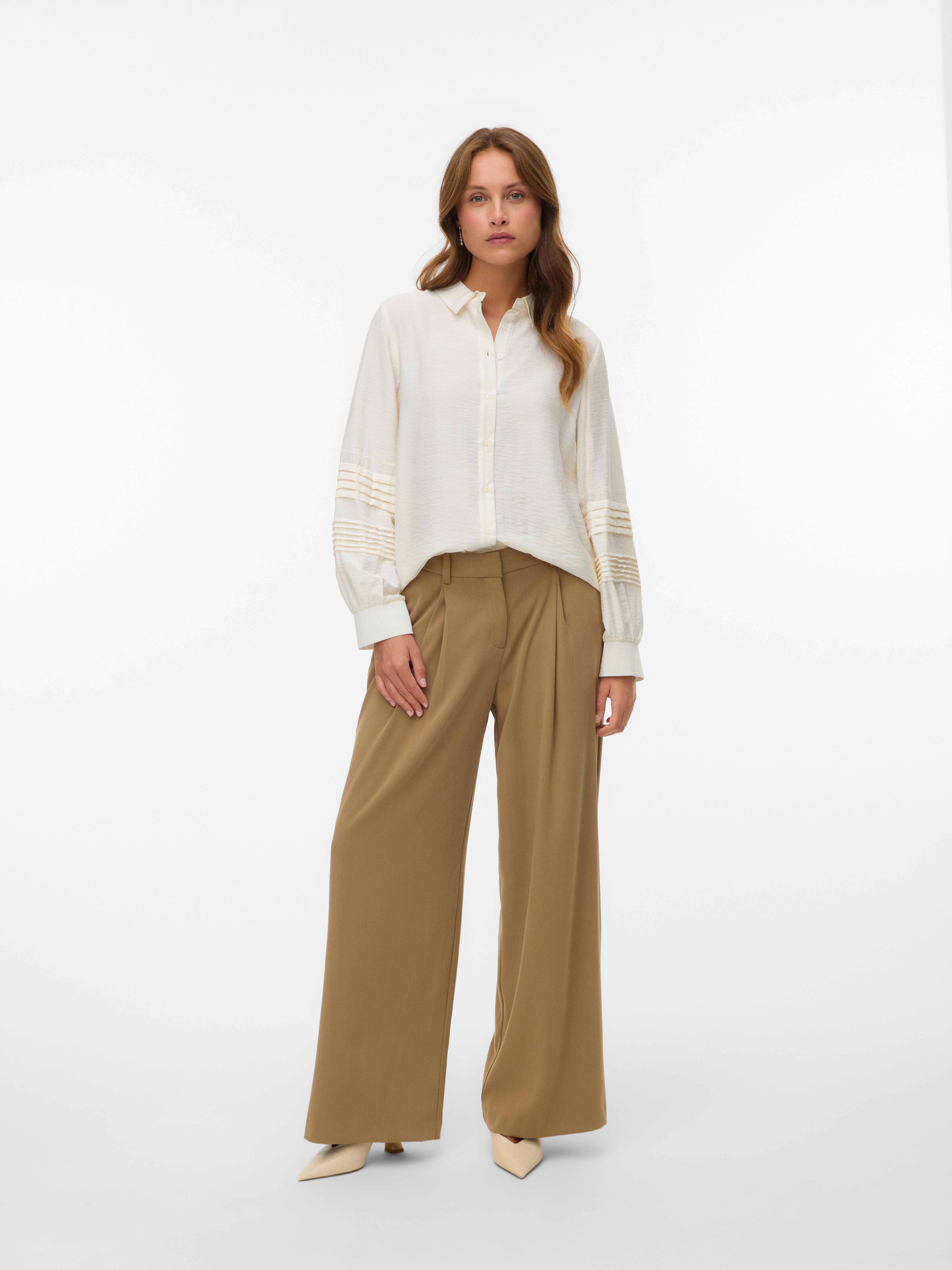 Vero Moda Langarmbluse VMISELA L/S SHIRT WVN BTQ GA – Bild 4 von 5