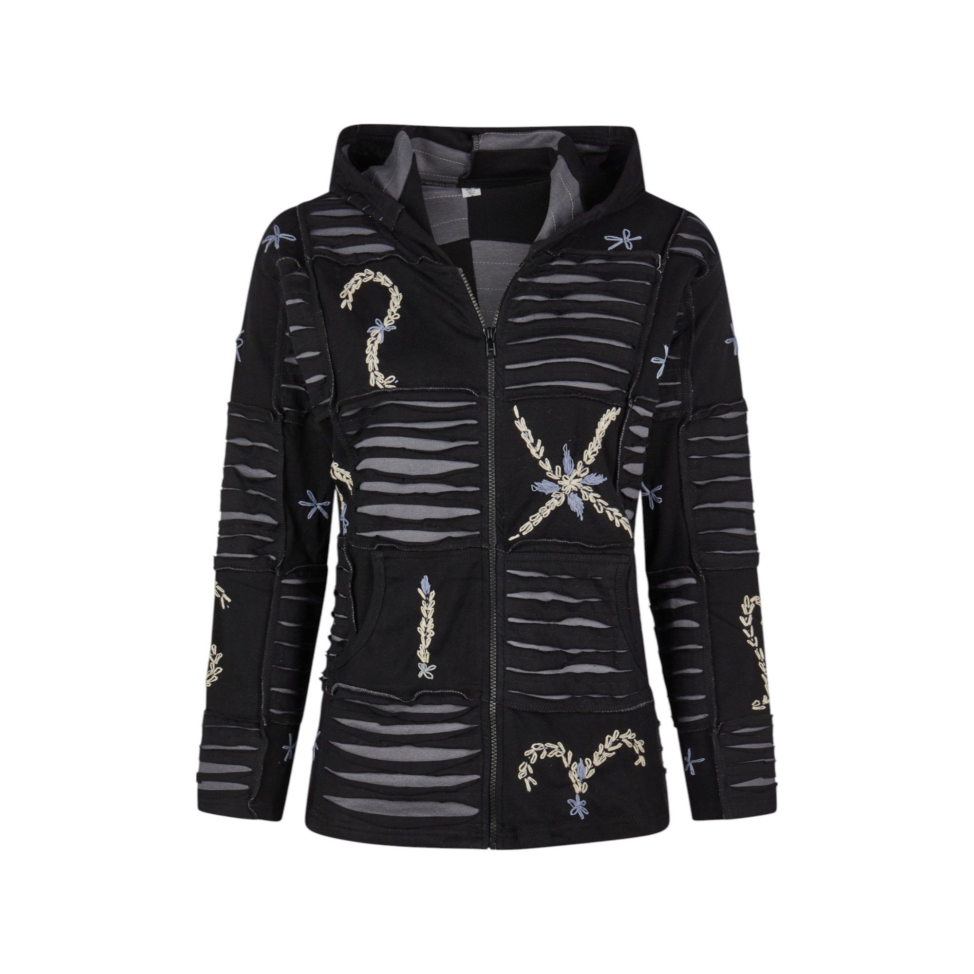 Mein Style Shirtjacke Baumwoll Patch Jacke schwarz (1 Stück, 1-tlg., 1 Stüc günstig online kaufen