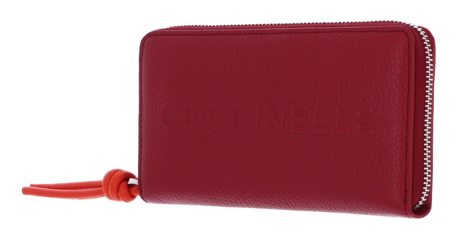 COCCINELLE Geldbörse Wallet Grained Leather, aus echtem Rindsleder