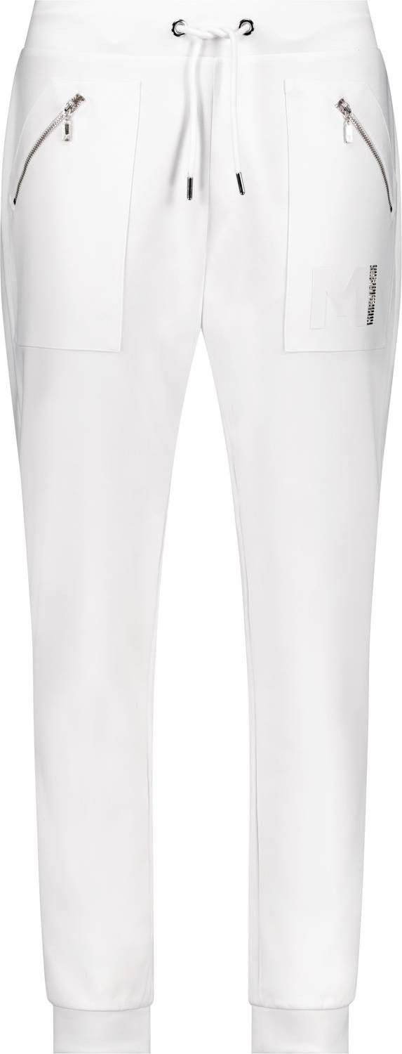 Monari Stoffhose Mit Strassdetails, Bindeband und Reißverschlusstaschen günstig online kaufen