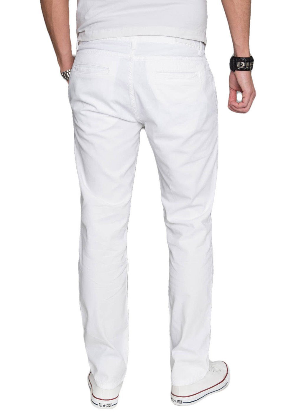Alessandro Salvarini Chinohose Herren Regular Fit – Baumwolle Stoffhose Bequeme Hose mit geradem Bein und klassischem Design – Bild 4 von 4