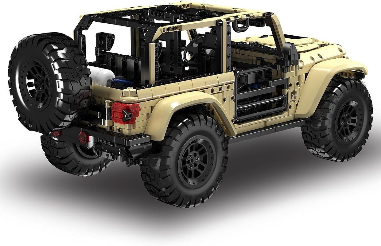 Mould King Mould King 13184 Wrangler Geländewagen 3.621 Teile - RC-Control Konstruktionsspielsteine, (3621 St)