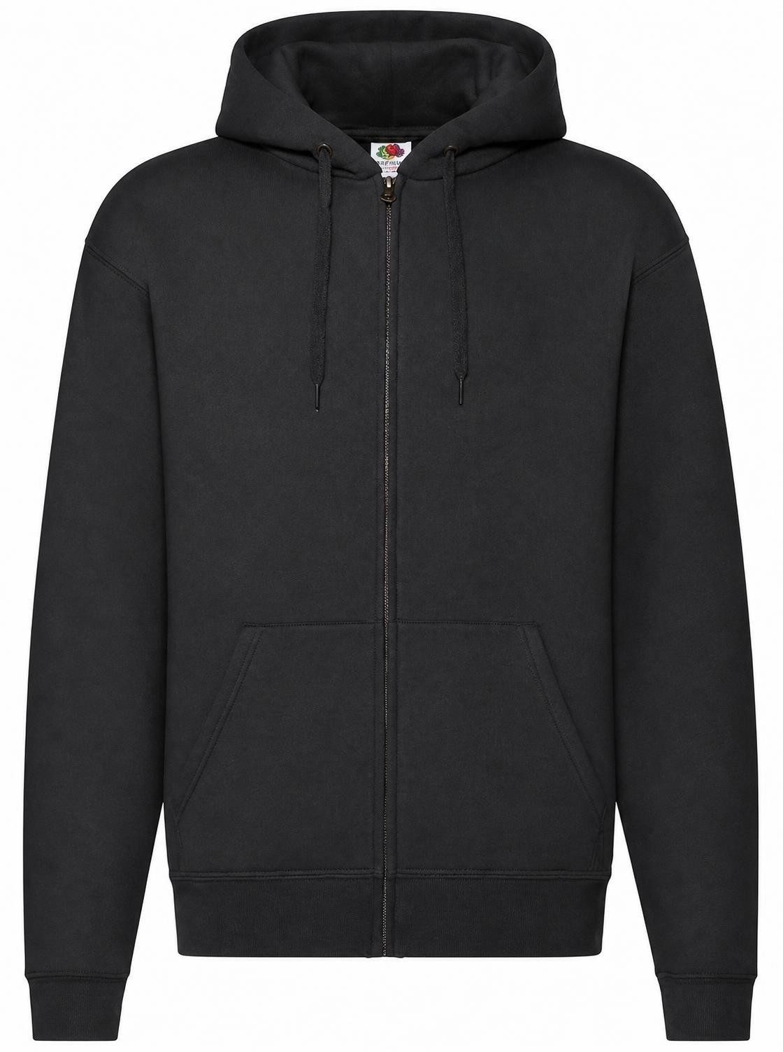 Fruit of the Loom Kapuzensweatjacke Premium Hooded Sweat-Jacket