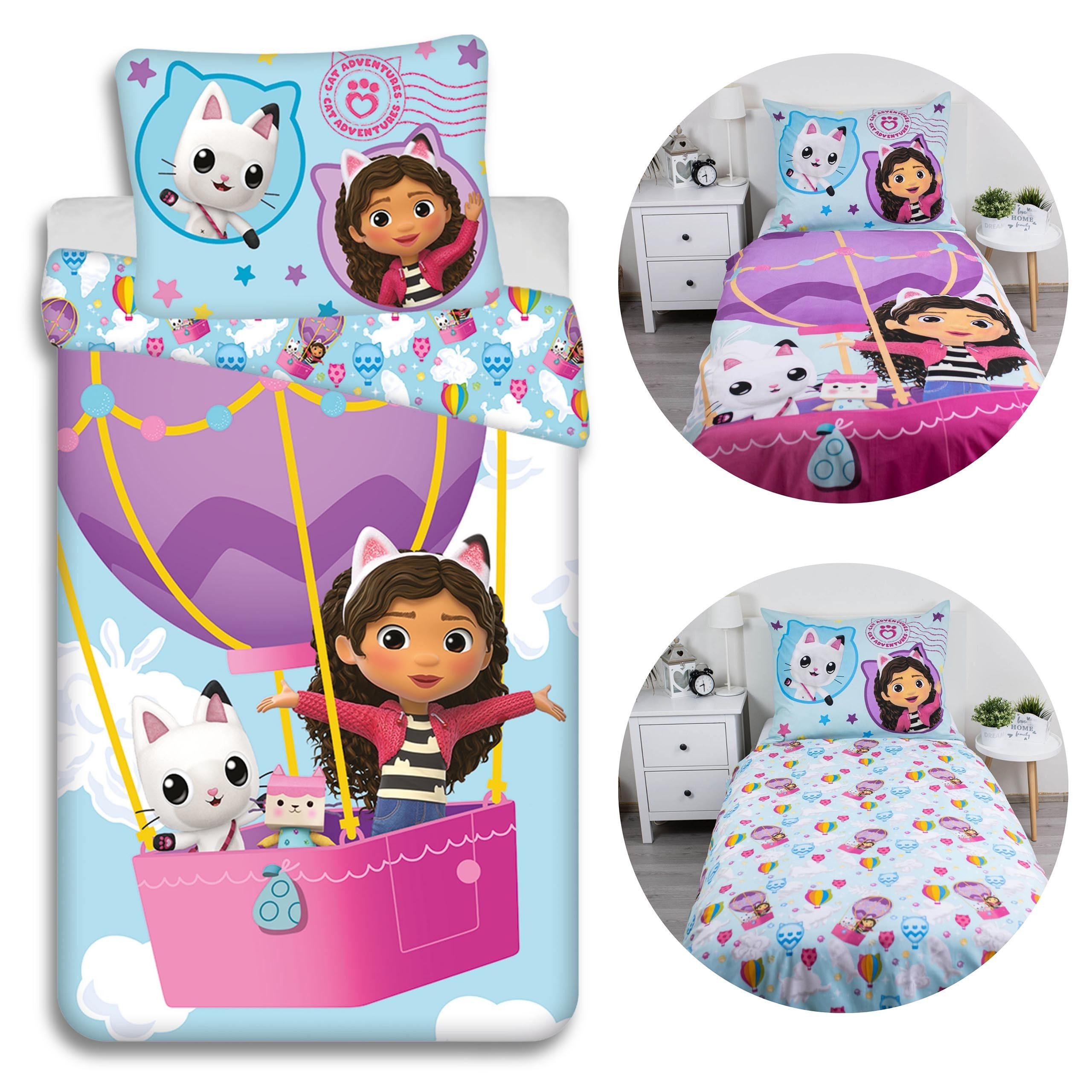 Sarcia.eu Kinderbettwäsche Gabby's Dollhouse Doppelseitige Kinderbettwäsche günstig online kaufen