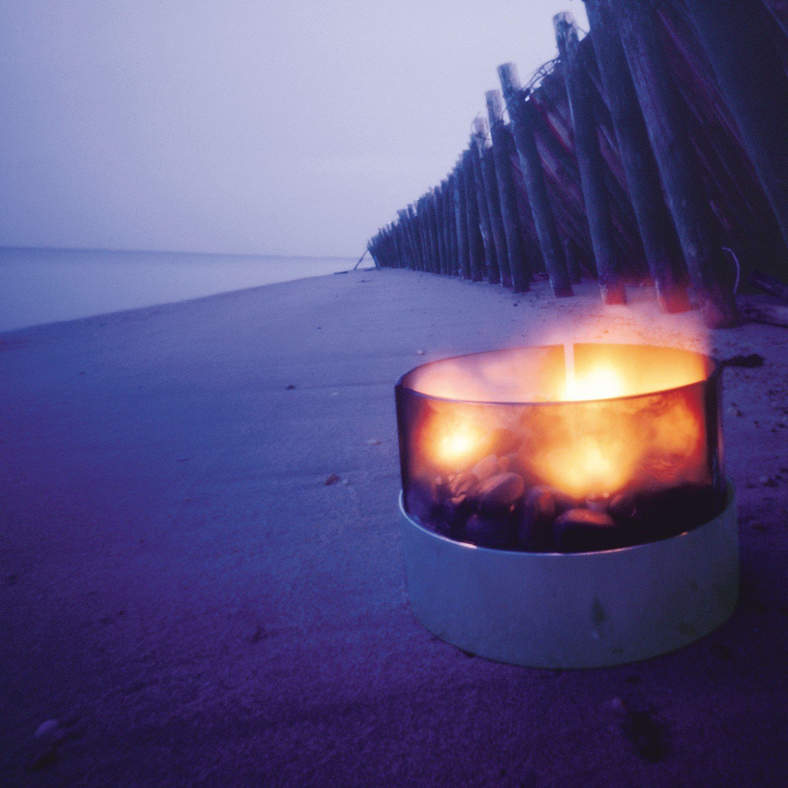 Philippi Design Dekokamin, PHILIPPI Tischkamin BURN Ø 20 cm