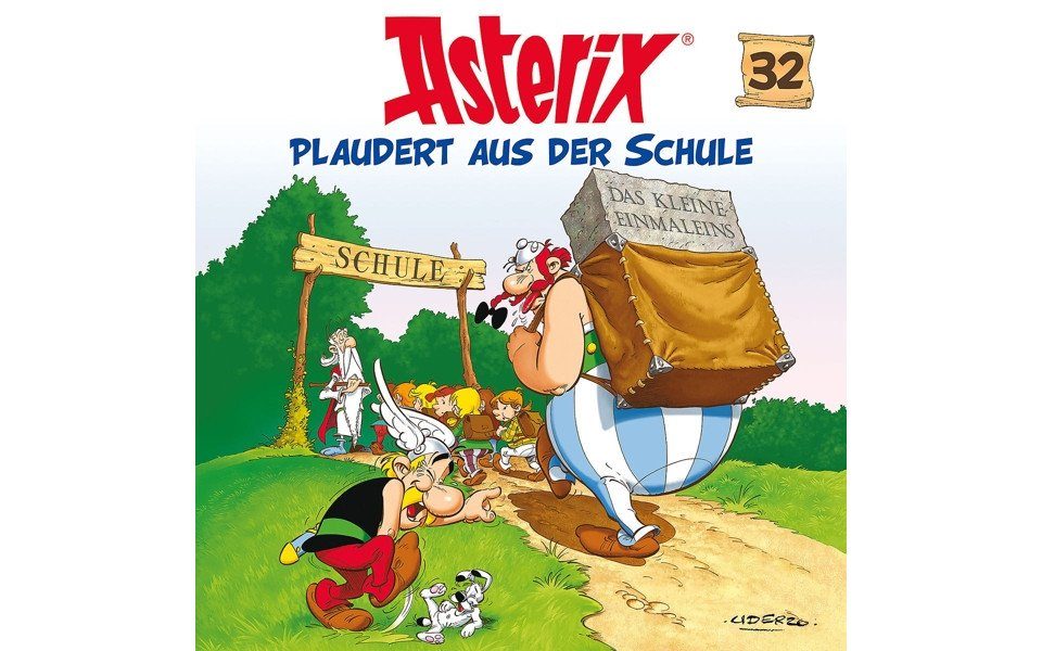 Hörspiel-CD Asterix 32 - Plaudert aus der Schule